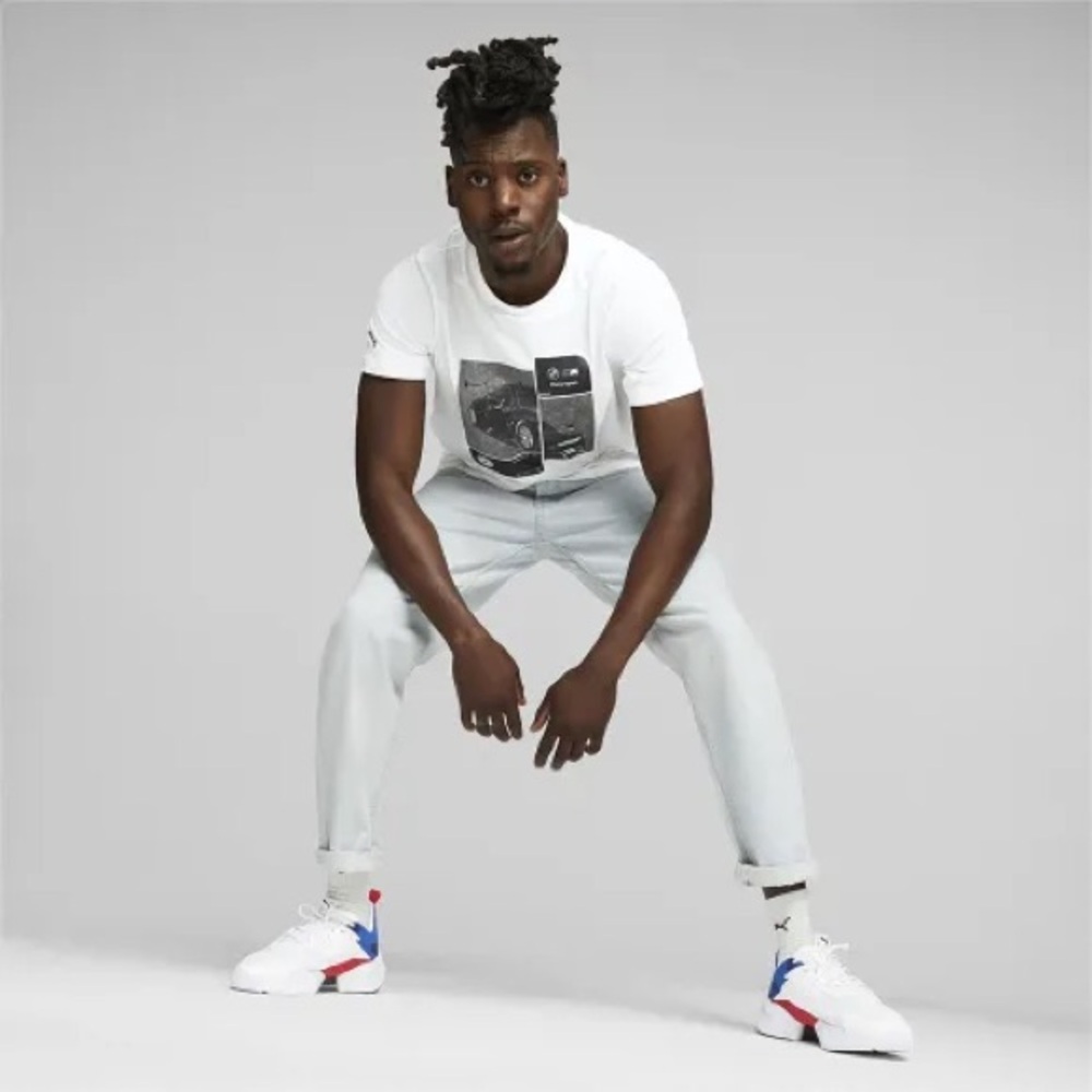 Puma White BMW M Motorsport Men's Graphic Tee - Picture 7 of 7
